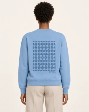 Frente Sudadera Alfar en modelo