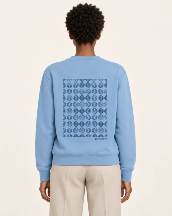 Frente Sudadera Alfar en modelo