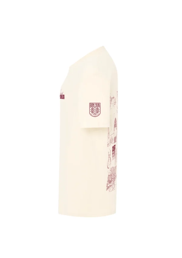 Camiseta Blanca BonRiva Barcelona Club Lateral