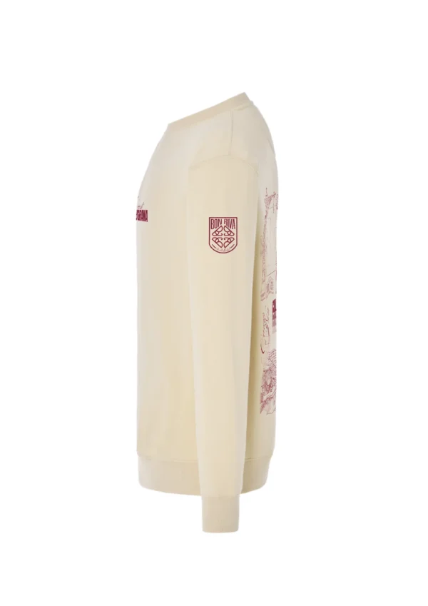 Imagen de Sudadera Beige BonRiva Barcelona Club Lateral
