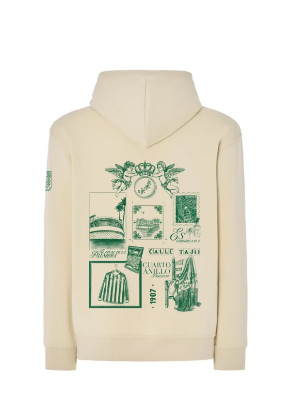 Sudadera con capucha BonRiva Betis Club Espalda