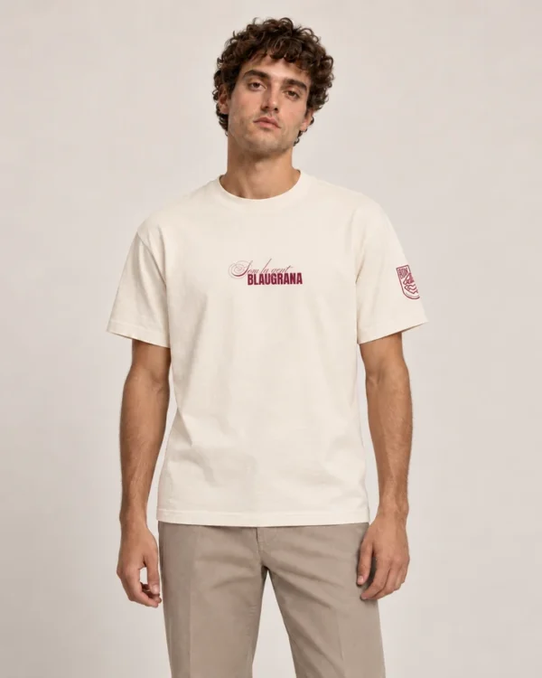 Camiseta Barcelona Frente en modelo