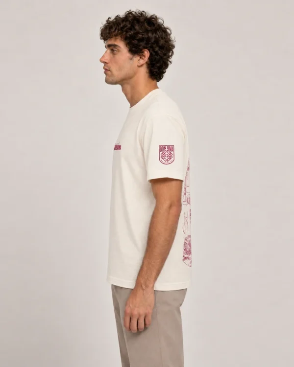 Camiseta Barcelona Lateral en modelo