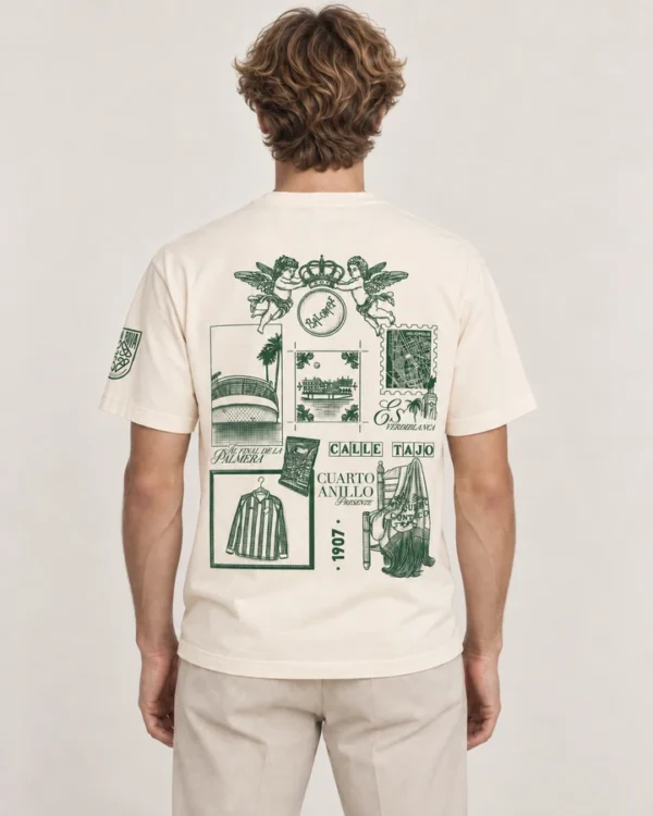 Camiseta Betis Espalda en modelo