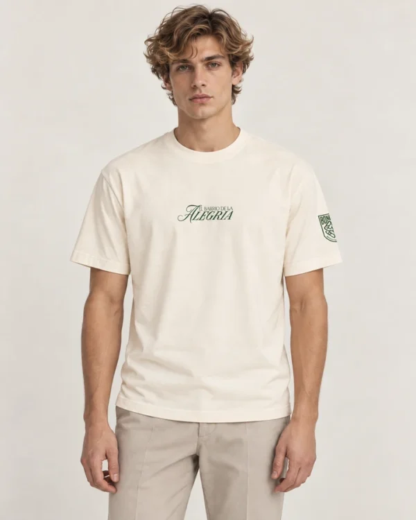 Camiseta Betis Frente en modelo