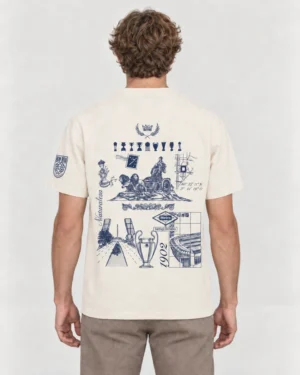 Camiseta Madrid Espalda en modelo