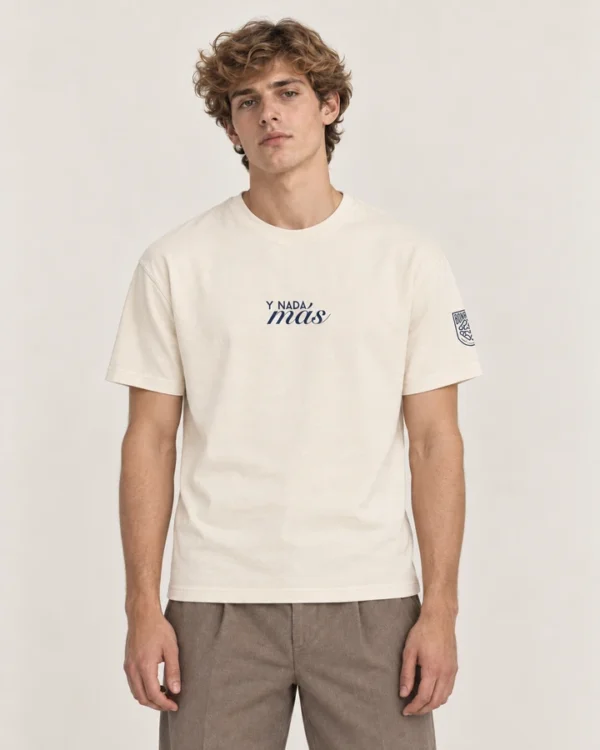 Camiseta Madrid Frente en modelo
