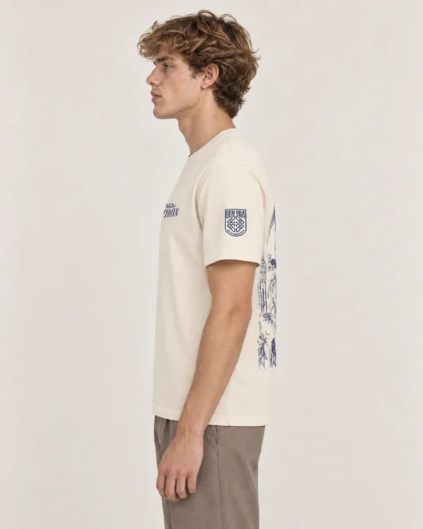 Camiseta Madrid Lateral en modelo