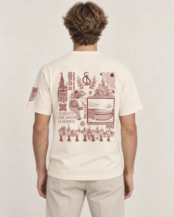 Camiseta Sevilla Espalda