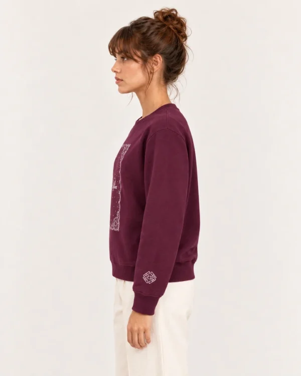 Lateral Sudadera Élysées en modelo