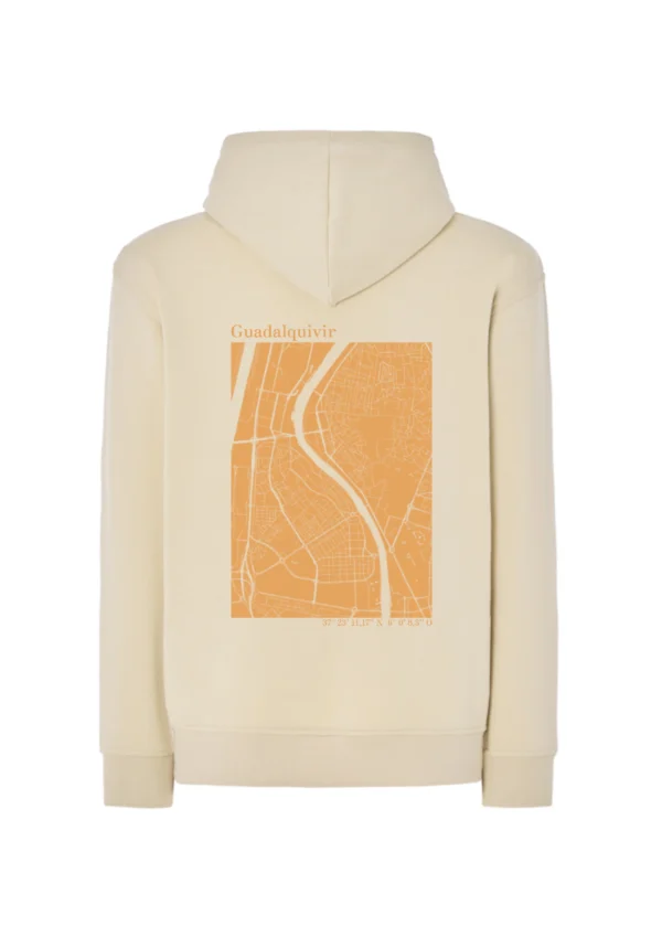 Sudadera con Capucha Guadalquivir BonRiva Sevilla Espalda