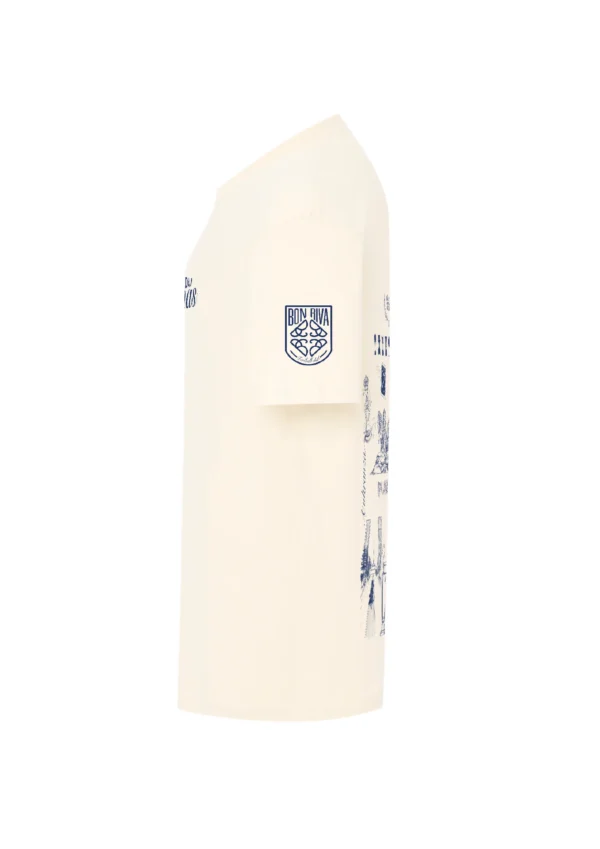 Camiseta Blanca BonRiva Madrid Club Lateral