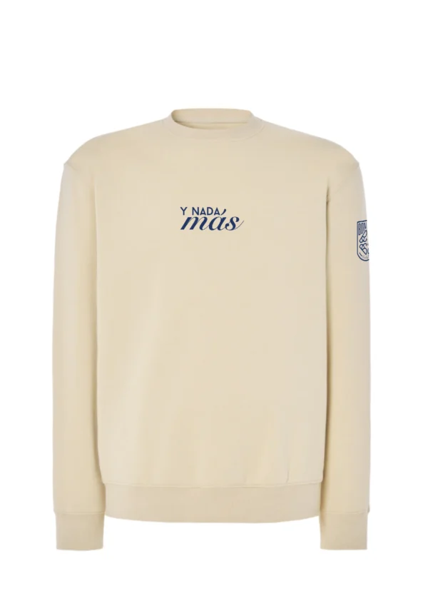 Sudadera Beige BonRiva Real Madrid Club Frente