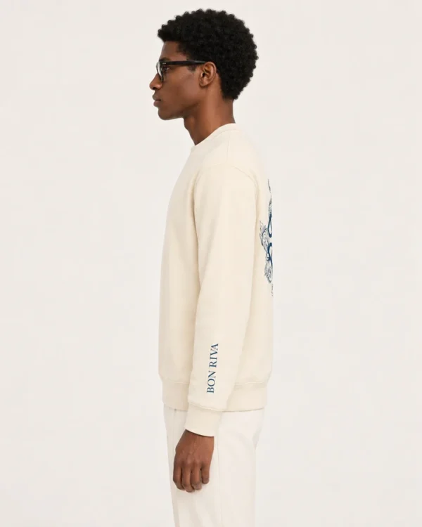 Saint-GermainLateral Lateral Sudadera Saint-Germain en modelo