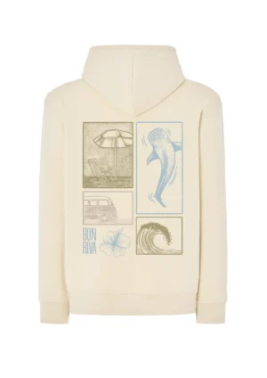 Sudadera con Capucha BonRiva Santa Cruz Espalda