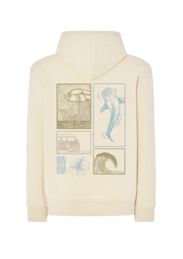 Sudadera con Capucha BonRiva Santa Cruz Espalda