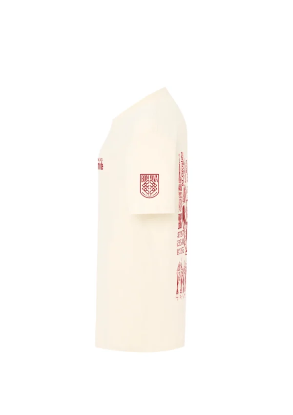Camiseta Blanca BonRiva Sevilla Club Lateral