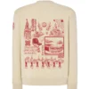 Sudadera Beige BonRiva Sevilla Club Espalda