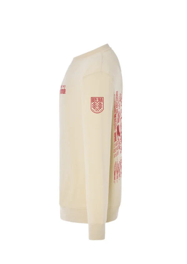 Sudadera Beige BonRiva Sevilla Club Lateral