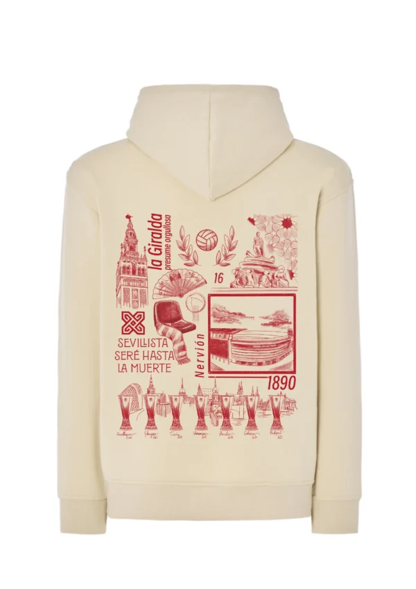 Sudadera con capucha BonRiva Sevilla Club Espalda
