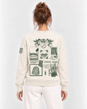 Sudadera Betis Espalda en modelo