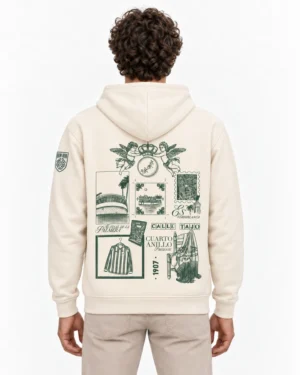 Sudadera Betis Espalda en modelo