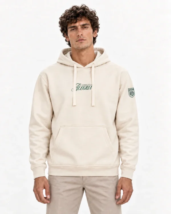 SudaderaCapuchaBetisFrente Sudadera Capucha Betis Frente en modelo