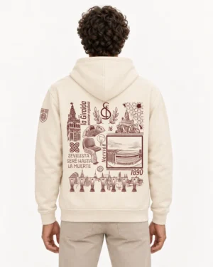 Sudadera Capucha Sevilla Espalda