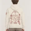 Sudadera capucha Valencia Espalda en modelo