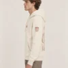 Sudadera capucha Valencia Lateral en modelo