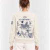 Sudadera Madrid Espalda en modelo