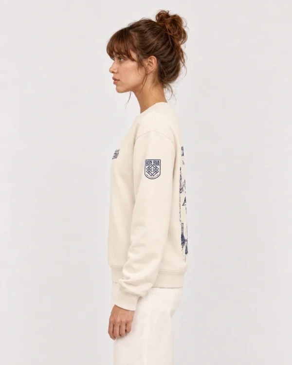 Sudadera Madrid Lateral en modelo