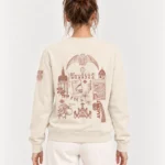Sudadera Valencia Espalda en modelo