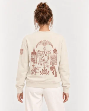 Sudadera Valencia Espalda en modelo
