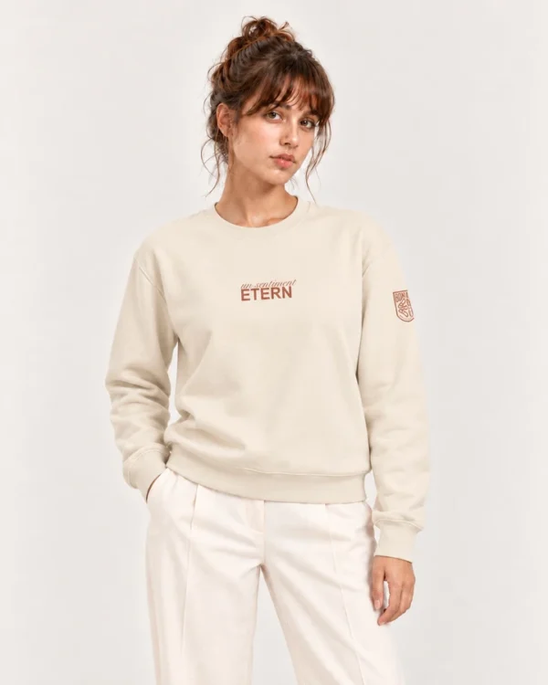 Sudadera Valencia Frente en modelo