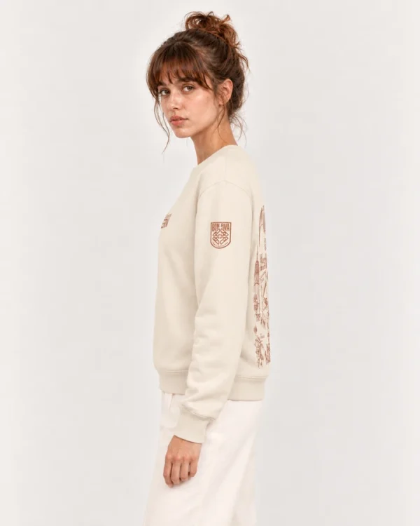 Sudadera Valencia Lateral en modelo