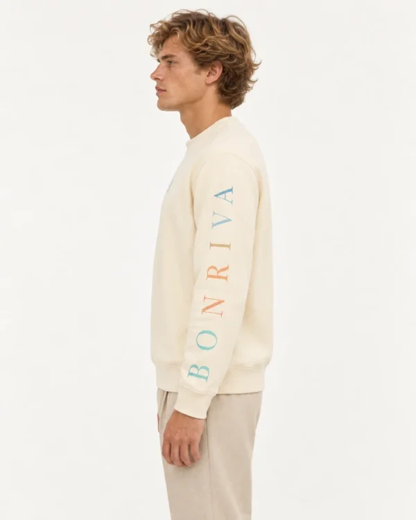 Lateral Sudadera Sunset en modelo
