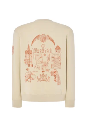 Sudadera Beige BonRiva Valencia Club Espalda