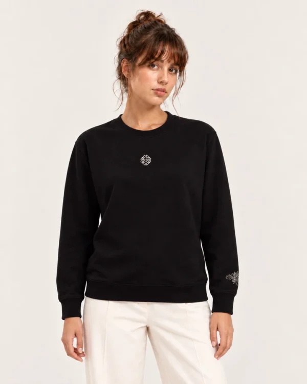 Frente Sudadera Versalles en modelo