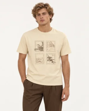 Frente Camiseta Albero en modelo