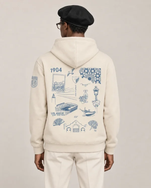 Sudadera Capucha Málaga Espalda