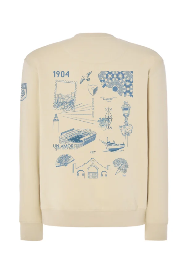 Sudadera Club Malaga Espalda